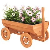 Decoratieve Houten Wagen met Korting - 70x43x54 cm