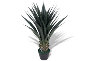 Yucca Kunstplant met Pot 85cm Groen - 51% Korting!