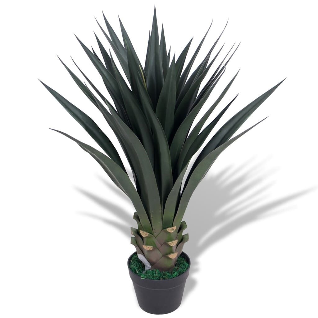 Kunst Yucca Plant met Pot - 85 cm Groen (34% Korting)