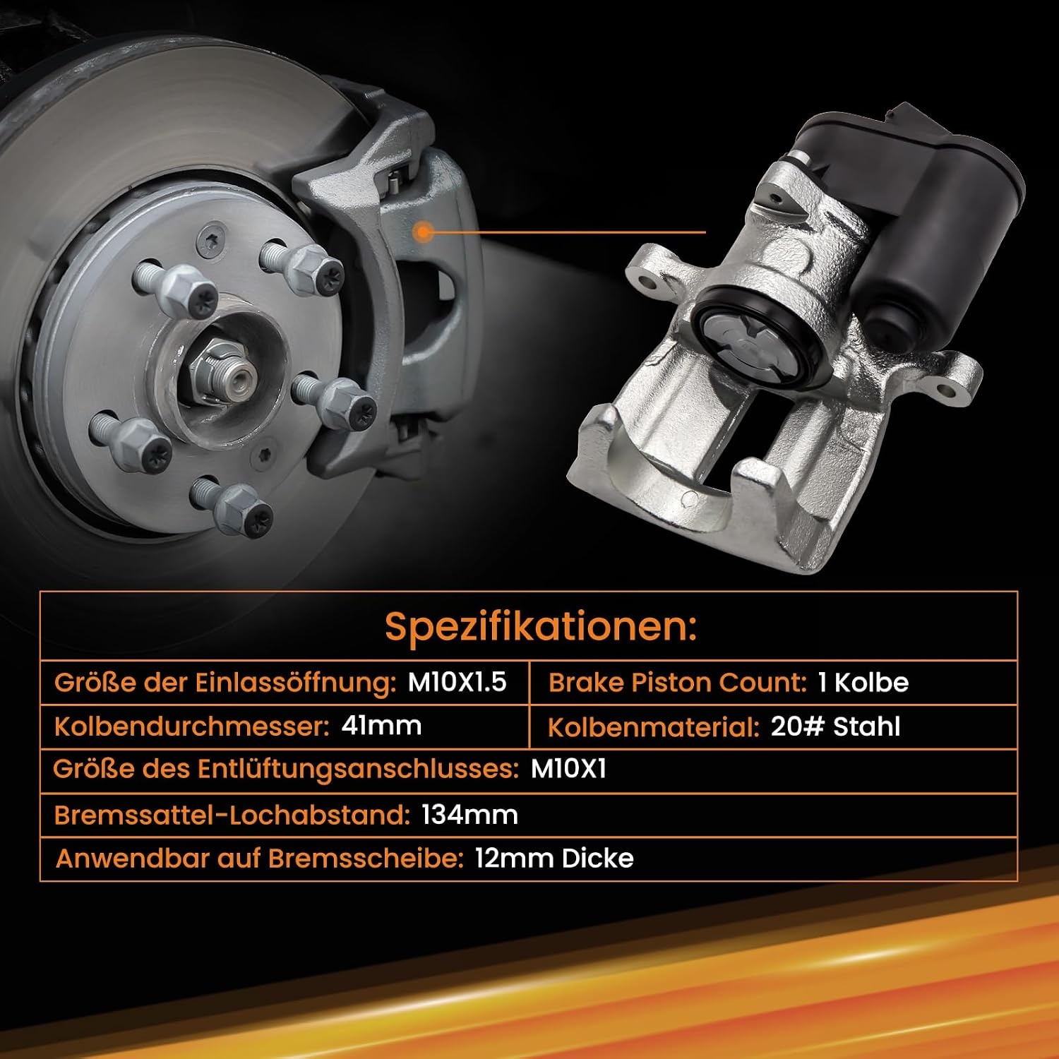 Set Achterste Remklauwen Links + Rechts VW Tiguan 5N (2007-2018) - 58% Korting
