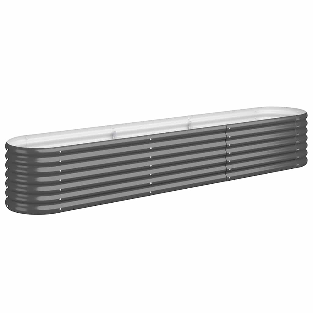 Ruime Antraciet Plantenbak (224x40x36cm) - 33% Korting