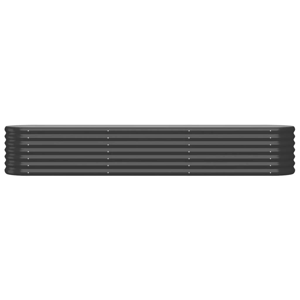 Ruime Antraciet Plantenbak (224x40x36cm) - 33% Korting