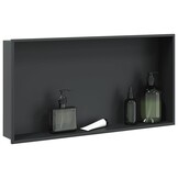 Matazwart Roestvrijstalen Douchenis 62x32x9cm - 29% Korting!