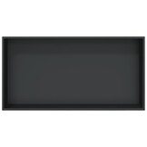 Matazwart Roestvrijstalen Douchenis 62x32x9cm - 29% Korting!