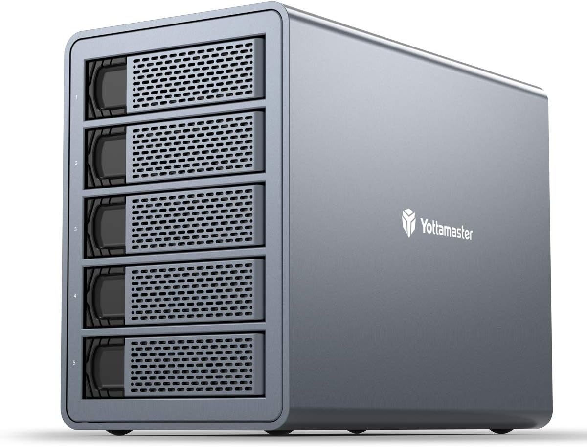 Externe 5-Bay HDD/SSD Behuizing - Aluminium - 30% Korting