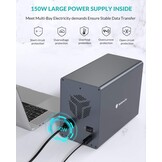 Externe 5-Bay HDD/SSD Behuizing - Aluminium - 30% Korting