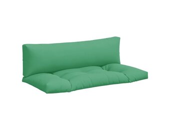 vidaXL Palletkussens 2 Stuks Stof Groen - 34% Korting!