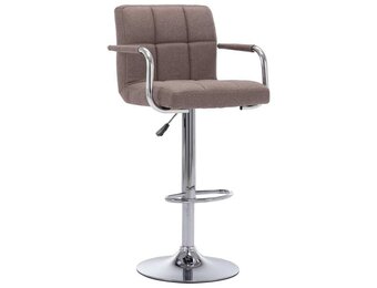 Taupe Stoffen Barstoel - 34% Korting