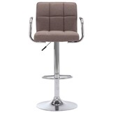 Taupe Stoffen Barstoel - 34% Korting