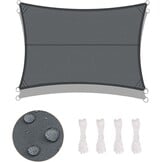 Waterdicht Schaduwzeil 4x5m Antraciet - 95% UV-Bescherming - 29% Korting