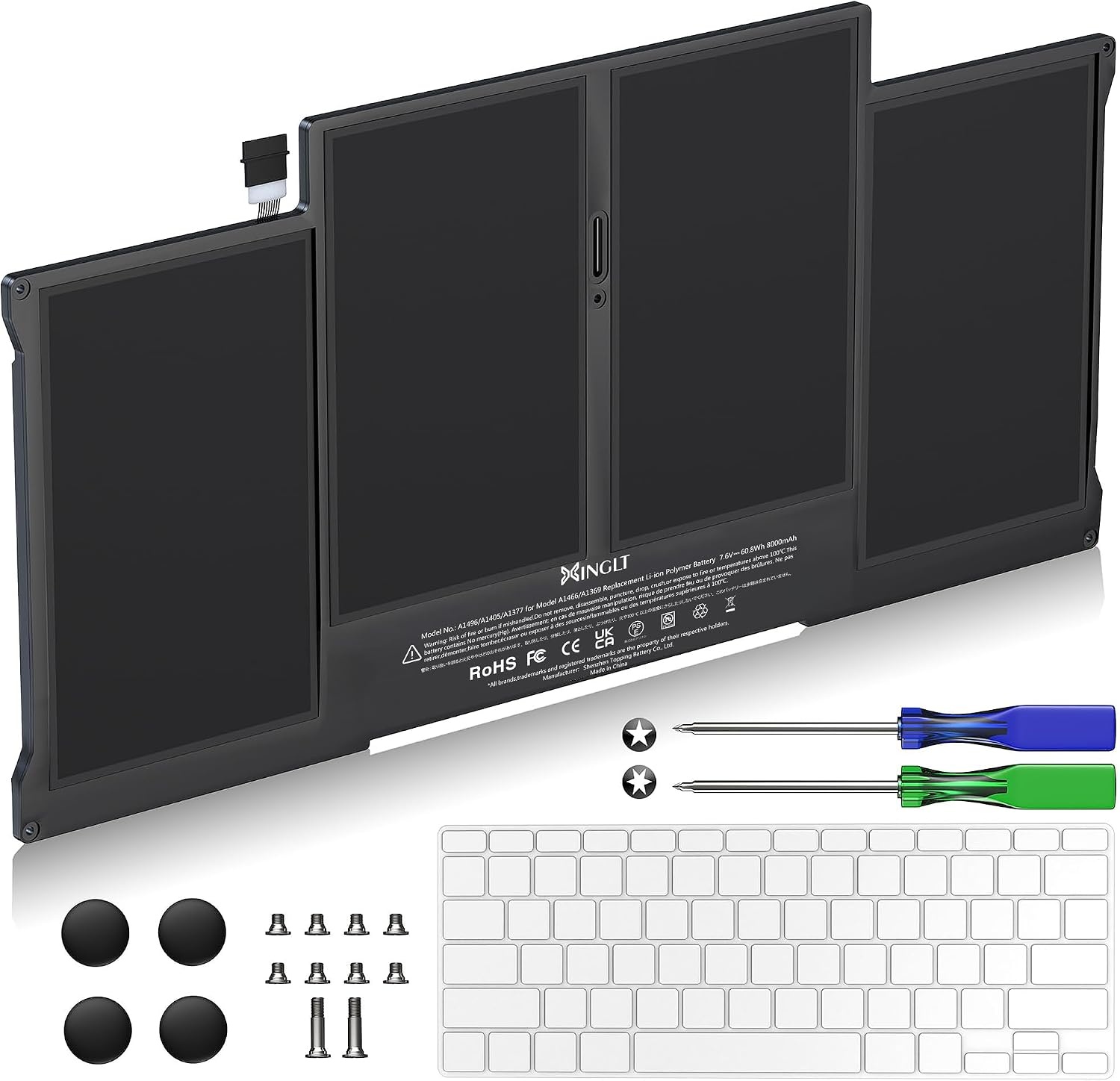 MacBook Air 13" Accu (A1466, A1369) 7200mAh - 57% Korting