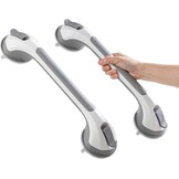 Zuignapgreep Badkamer 43cm Grijs (2 stuks) - 57% Korting!