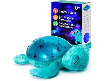 Nachtlamp Schildpad Blauw: Oceaanprojector met Geluid (34% Korting)