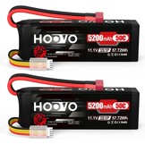 RC Lipo Accu's 3S 11.1V 5200mAh 50C (2 stuks) - 29% Korting