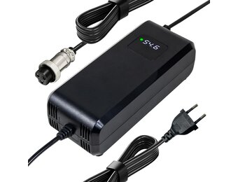 Snellader 48V Lithium Batterij E-bike/Scooter (Kugoo M4) | 54.6V 4A met Display | 34% Korting