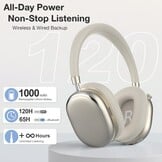 Over-ear Koptelefoon: 120u Speeltijd, ANC & Ruisonderdrukking | 57% Korting