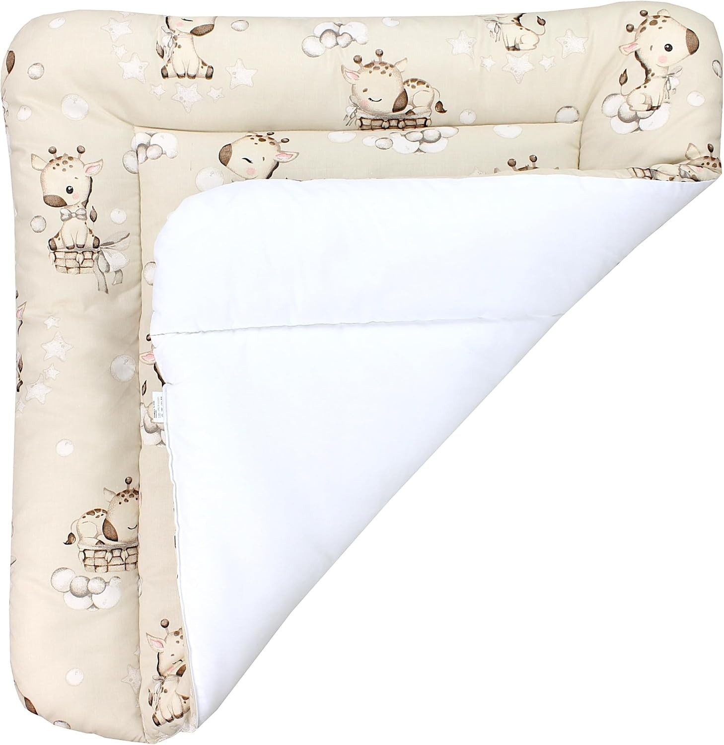 Aankleedkussen Baby 70x50 cm Giraffe/Beige | 55% Korting