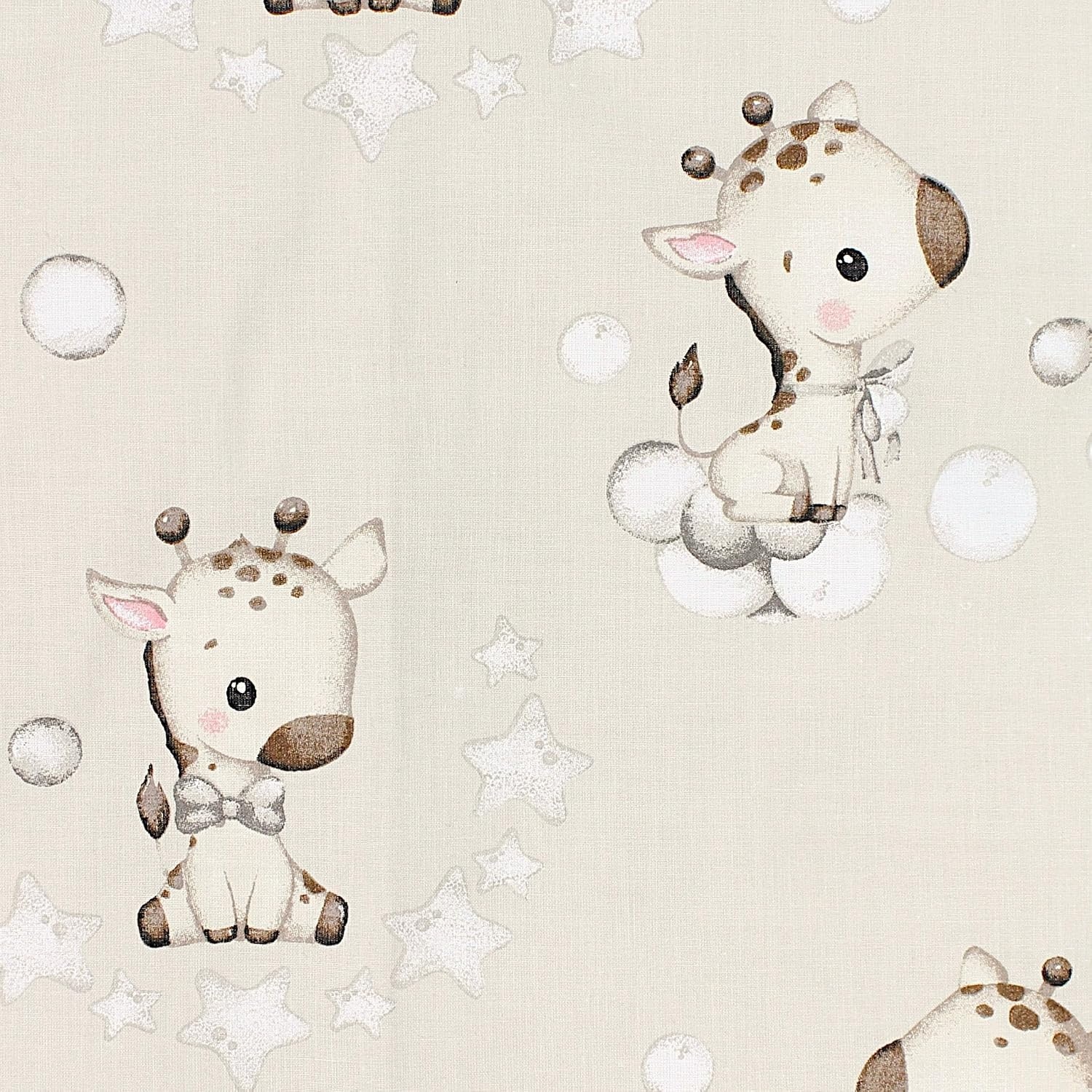 Aankleedkussen Baby 70x50 cm Giraffe/Beige | 55% Korting