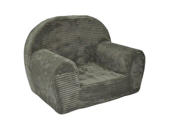 Kinderfauteuil LINCOL - Corduroy Olijfgroen - 48% Korting!