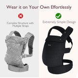 Ergonomische Baby Draagzak Momcozy (0-20kg) - Handsfree Comfort & 29% Korting