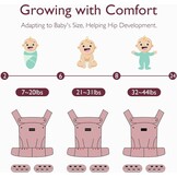 Ergonomische Baby Draagzak Momcozy (0-20kg) - Handsfree Comfort & 29% Korting