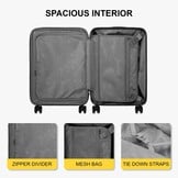 Handbagage Koffer 20 inch met Laptopvak & 15% Uitbreidbaar (52% Korting)