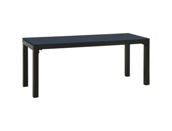 vidaXL Tuinbank 110 cm staal en HKC zwart