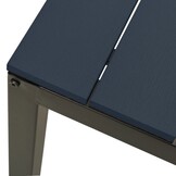 vidaXL Tuinbank 110 cm staal en HKC zwart