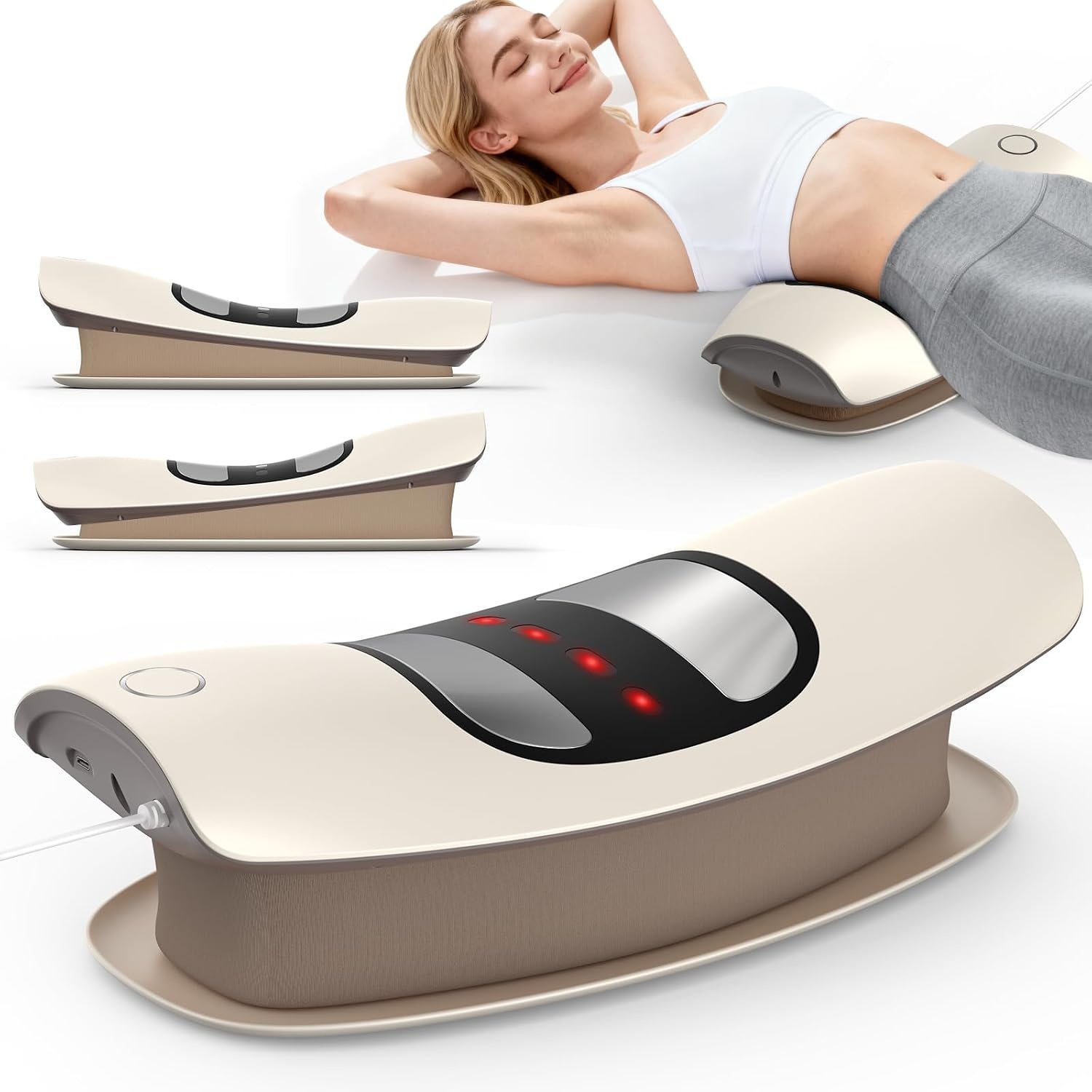 Elektrische Rugstretcher 5-in-1 met Warmte, EMS & meer - 48% Korting!