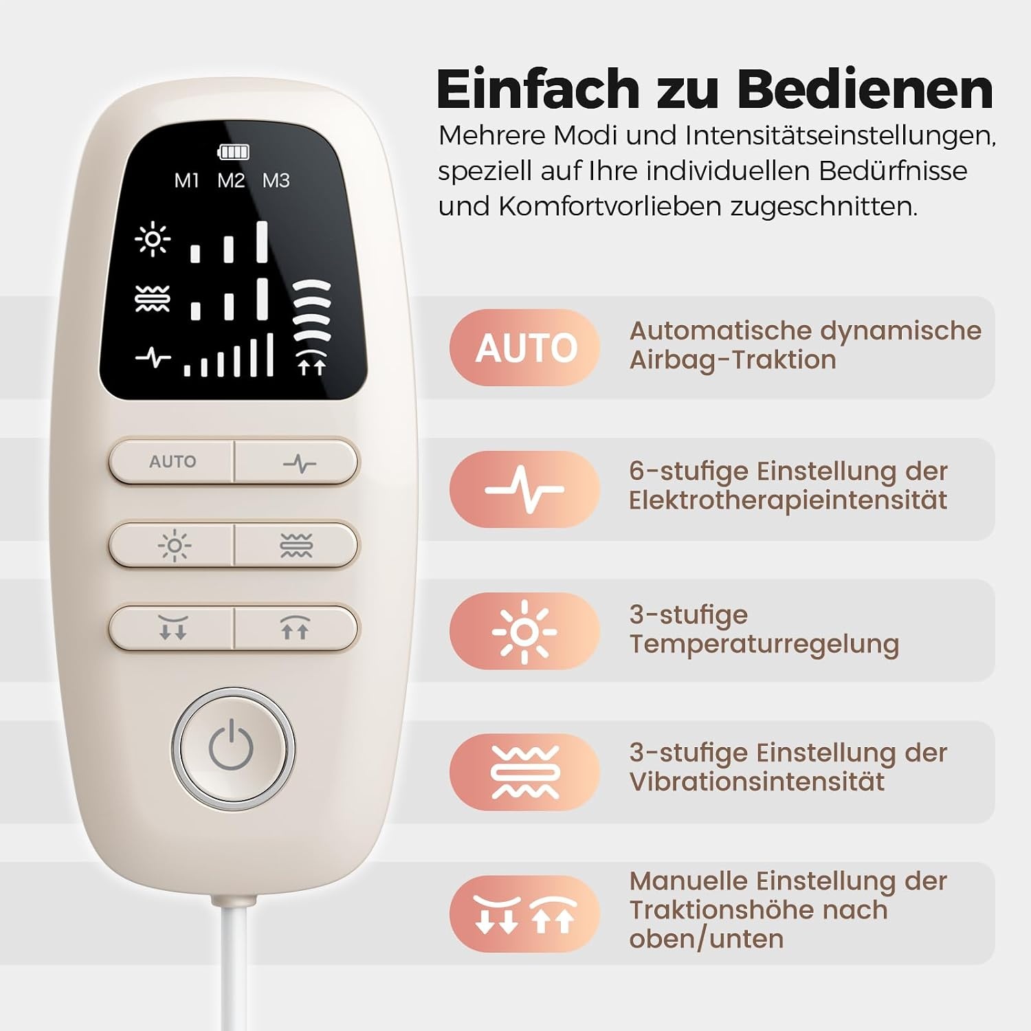 Elektrische Rugstretcher 5-in-1 met Warmte, EMS & meer - 48% Korting!