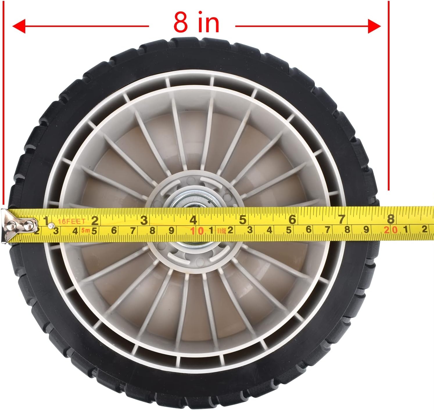 Achterwiel grasmaaier 8 inch (2 stuks) - 57% korting
