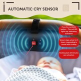 ZAZU Robby Automatische Kinderwagenwieg - Huilsensor - 5 Snelheden - Oplaadbaar - Zwart