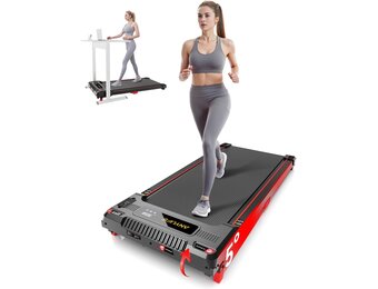 Anylife loopband, bureau Walking Pad, loopmat met helling, compacte Treadmill, loopmachine, stille loopmat, LED display, loopband voor thuis 150kg