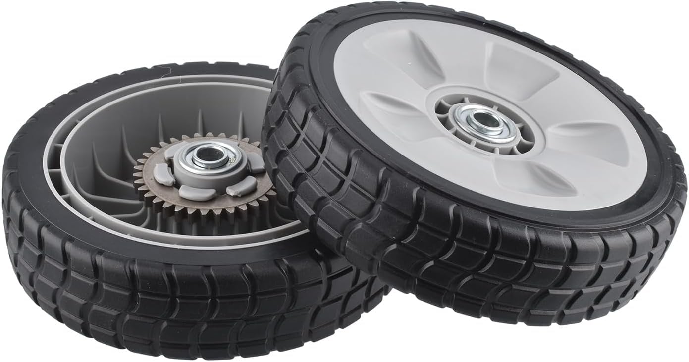 Grasmaaier Achterwielen 8" met Tandwiel voor Honda HRR216K6 | 2 Stuks | 60% Korting