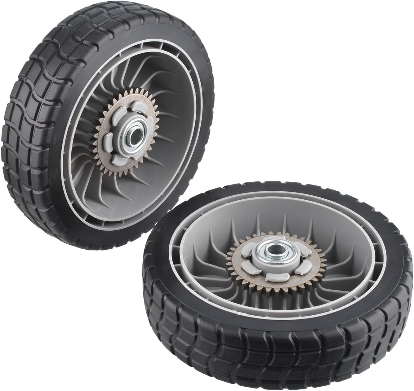 Achterwielen Grasmaaier 8" met Tandwiel (2 stuks) - 46% Korting!