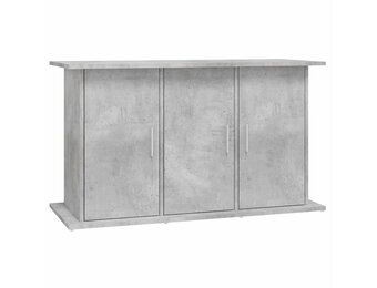 vidaXL Aquariumstandaard 101x41x58 cm bewerkt hout betongrijs