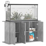 vidaXL Aquariumstandaard 101x41x58 cm bewerkt hout betongrijs