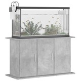 vidaXL Aquariumstandaard 101x41x58 cm bewerkt hout betongrijs