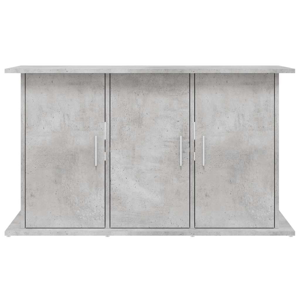 vidaXL Aquariumstandaard 101x41x58 cm bewerkt hout betongrijs