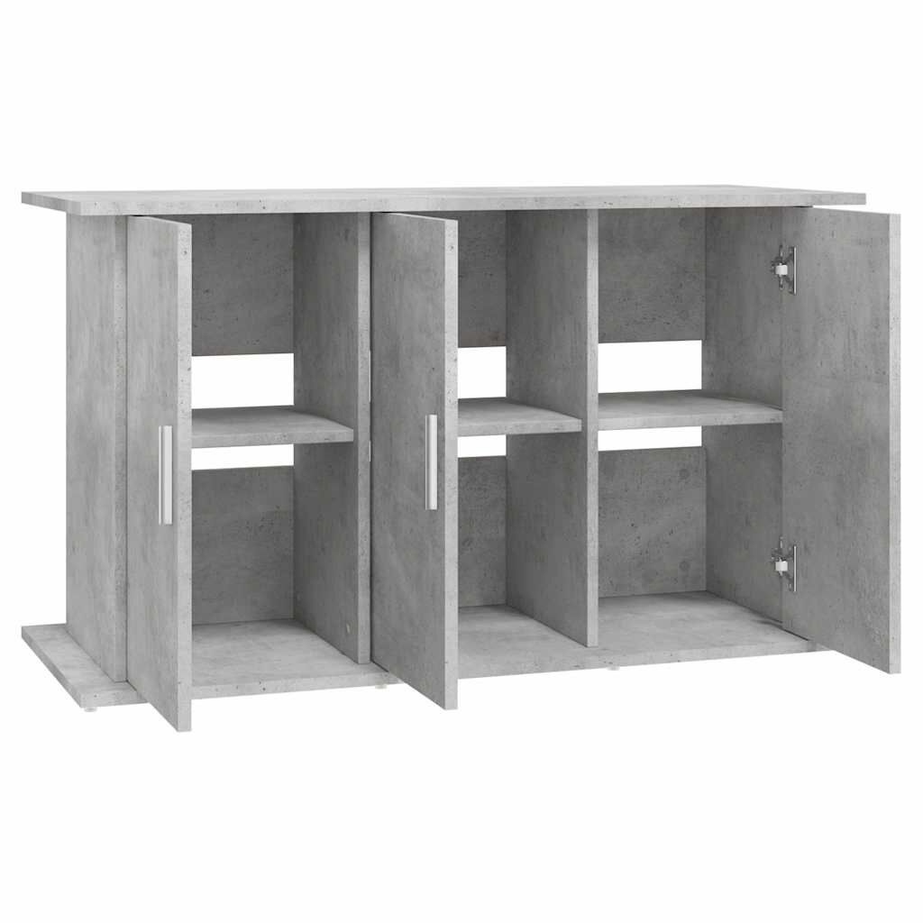 vidaXL Aquariumstandaard 101x41x58 cm bewerkt hout betongrijs