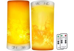 Vlamloze LED Kaarsen (2x) - USB Oplaadbaar & Waterdicht (45% korting!)
