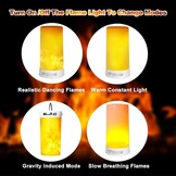 2 Oplaadbare LED Vlam Lampen Geel 59% Korting | Afstandsbediening & Timer