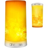 2 Oplaadbare LED Vlam Lampen Geel 59% Korting | Afstandsbediening & Timer