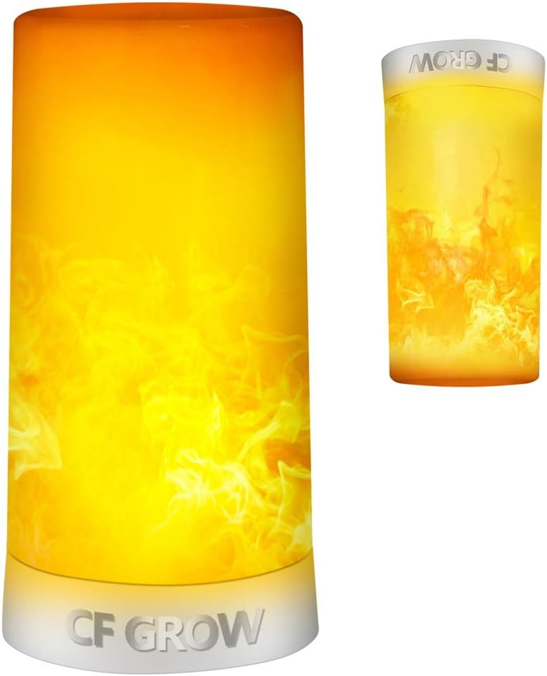 2 Oplaadbare LED Vlam Lampen Geel 59% Korting | Afstandsbediening & Timer