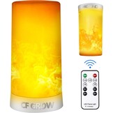 2 Oplaadbare LED Vlam Lampen Geel 59% Korting | Afstandsbediening & Timer