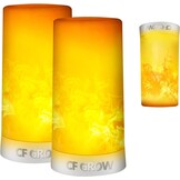 2 Oplaadbare LED Vlam Lampen Geel 59% Korting | Afstandsbediening & Timer
