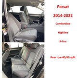 Stoelhoezen Volkswagen Passat (2014-2021) Zwart | 58% Korting