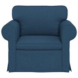 vidaXL Bank 60cm Blauw Metaal