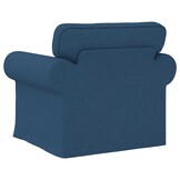 vidaXL Bank 60cm Blauw Metaal