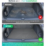 GAFAT Compatible with Cupra Terramar 2025 2026 hybrid/plug-in hybrid trunk mat, easy to fold, TPE all-weather trunk mat, high edge, 3D scanning multifunctional mat (top)